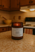 Sugar Cookie Scented Soy Candle | Wooden Wick, Amber Jar