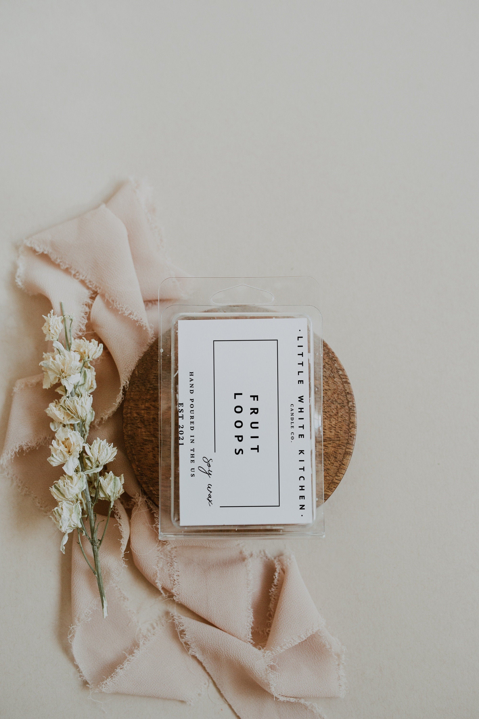 Fruit Loops Scented Soy Candle | Wooden Wick, Nostalgic Cereal Scent