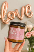 Bridesmaid Proposal Soy Candle | Pink Sugar Scent, Wooden Wick