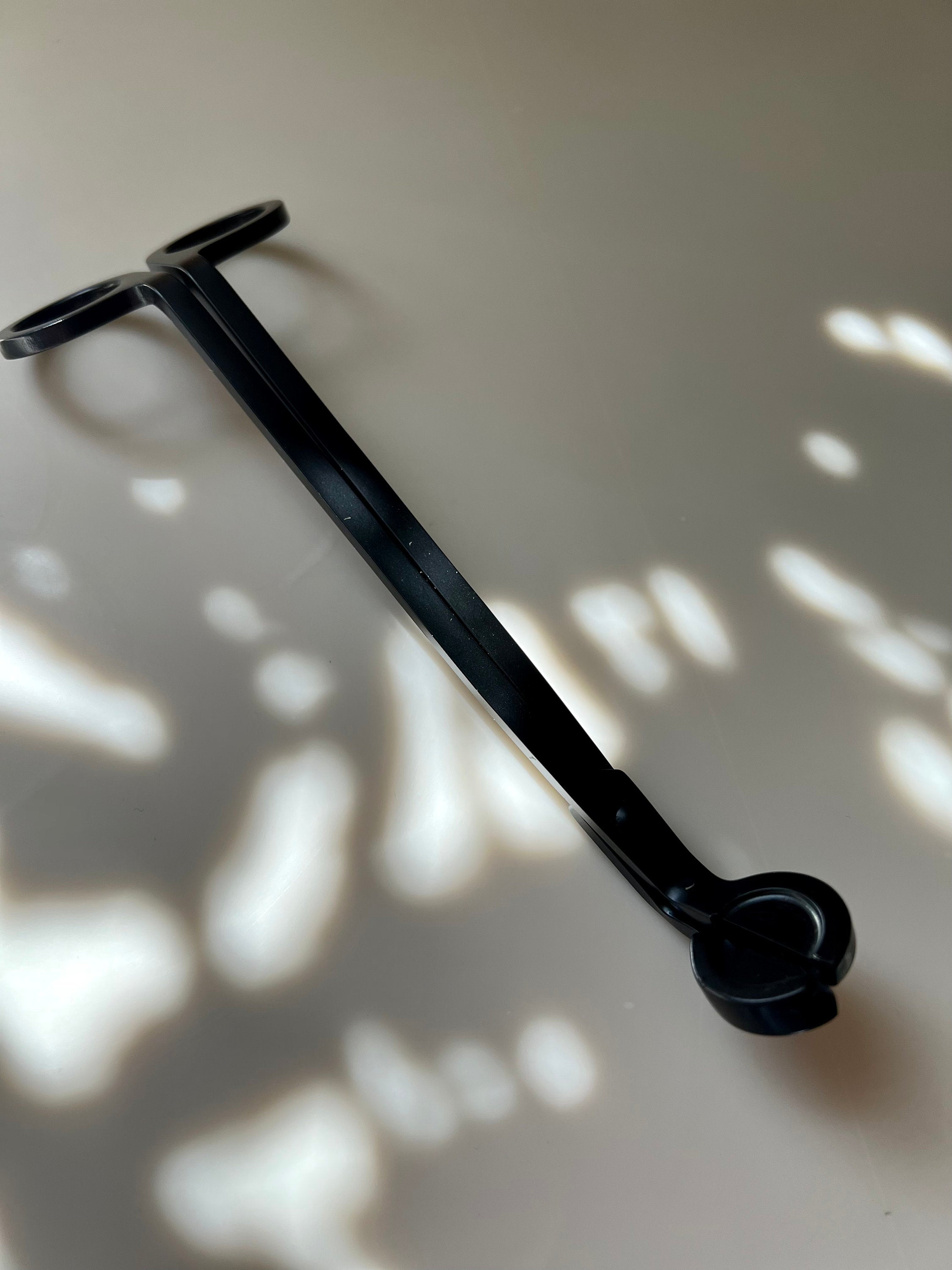 Matte Black Wick Trimmer | Stainless Steel Candle Tool