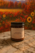 Harvest Gathering Soy Candle | Spiced Pumpkin, Autumn Leaves, Wood Wick
