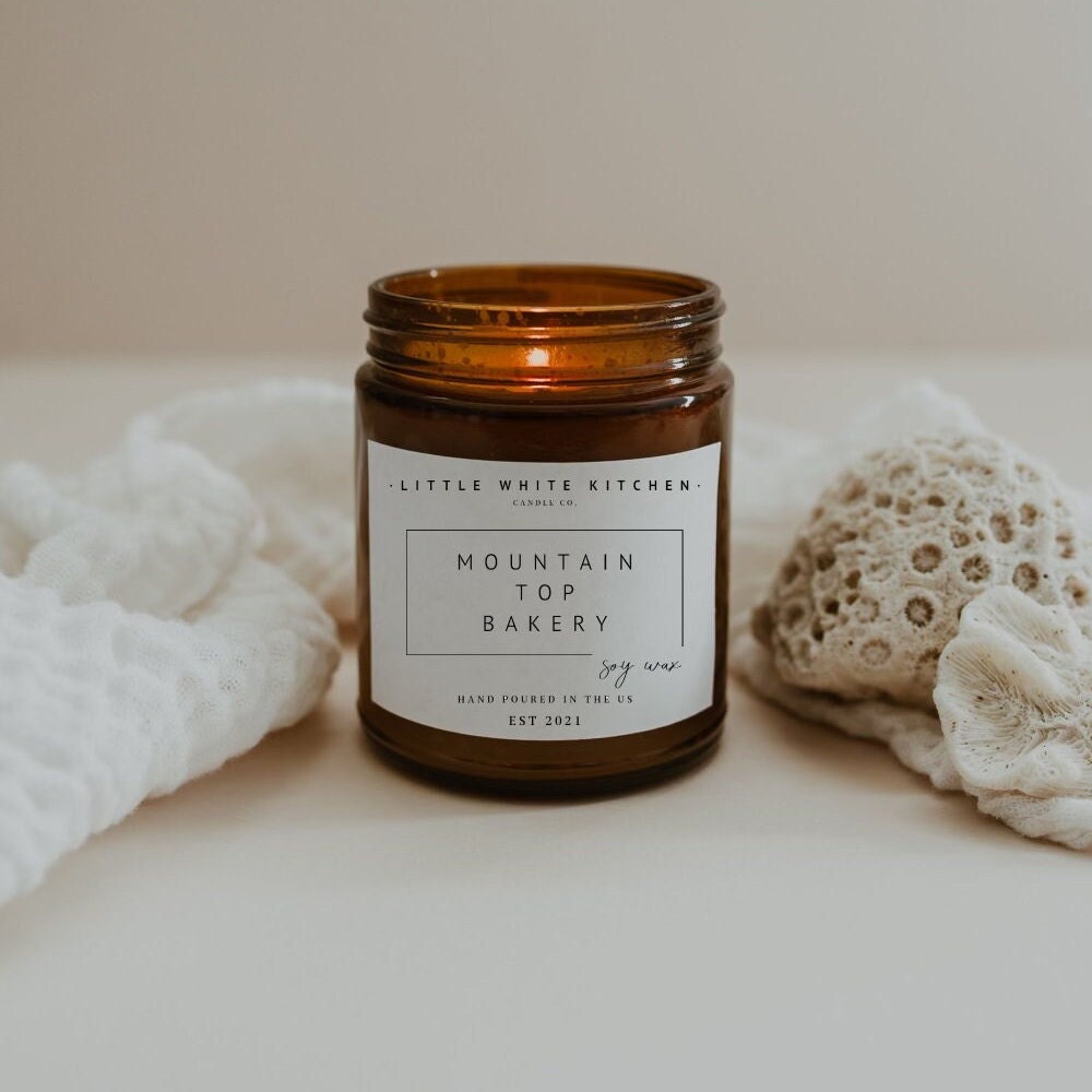 Mountain Top Bakery Soy Wax Candle | Wood Wick, Fresh Pie Crust