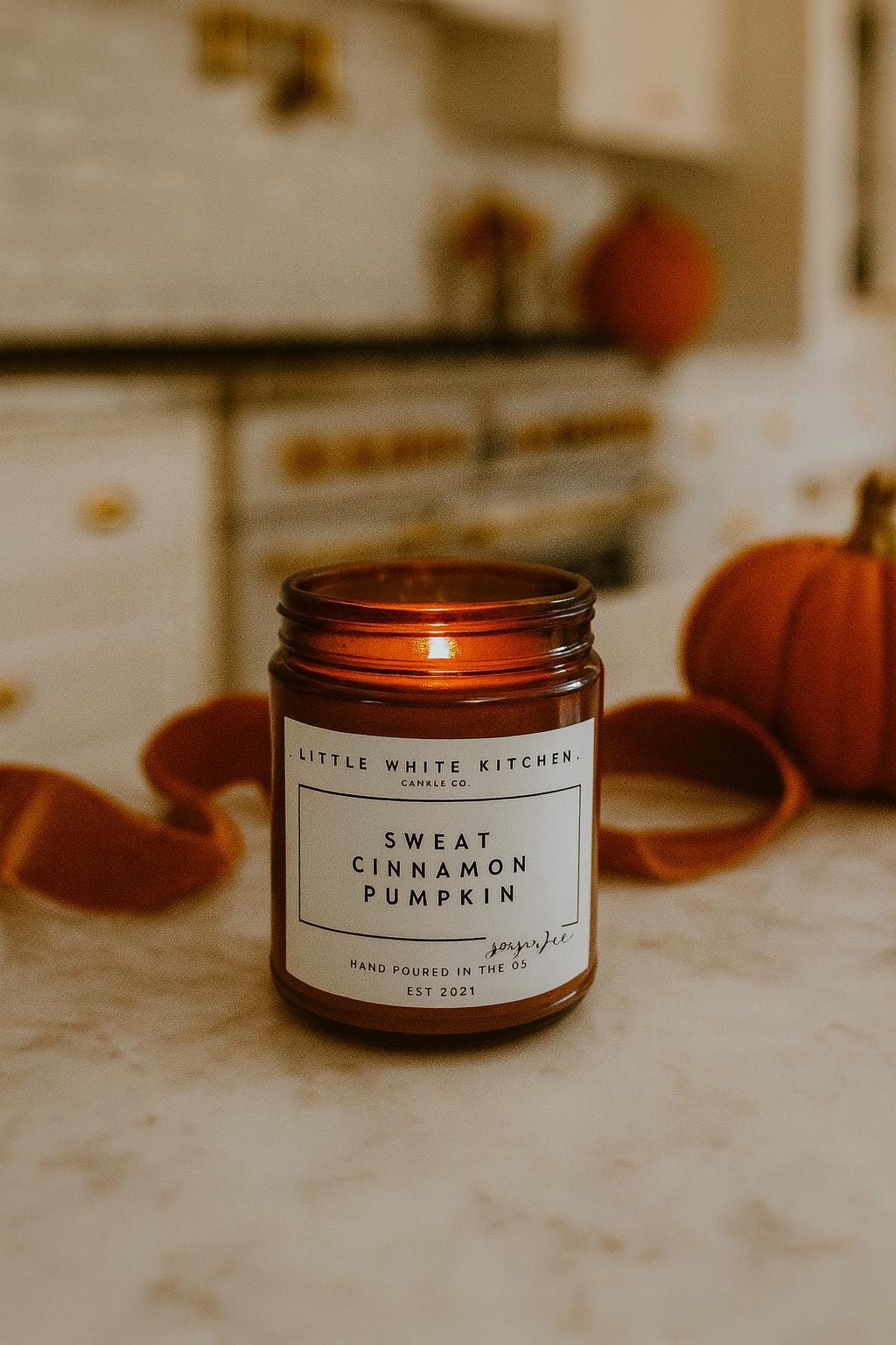 Sweet Cinnamon Pumpkin Soy Candle | Wooden Wick, Fall Scent